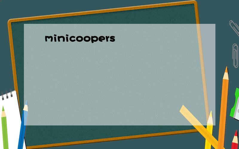 minicoopers