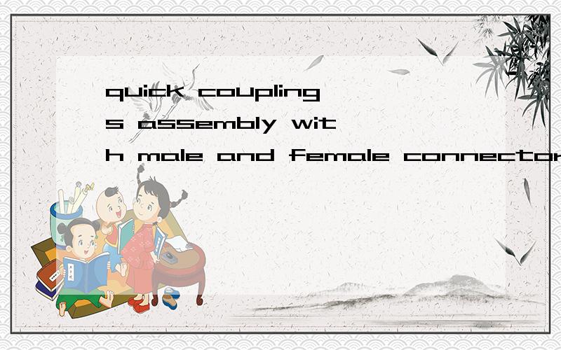 quick couplings assembly with male and female connectors,welding neck type ,quick couplings assembly with male and female connectors,welding neck type ,with dust cup and dust cap,material ss-316l 关于不锈钢的