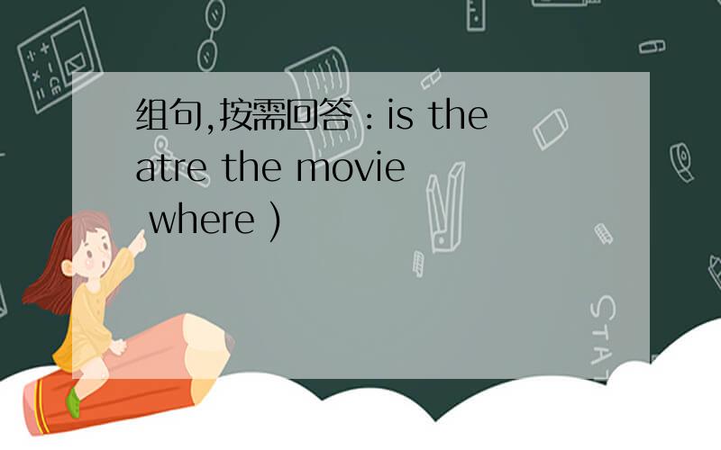 组句,按需回答：is theatre the movie where )